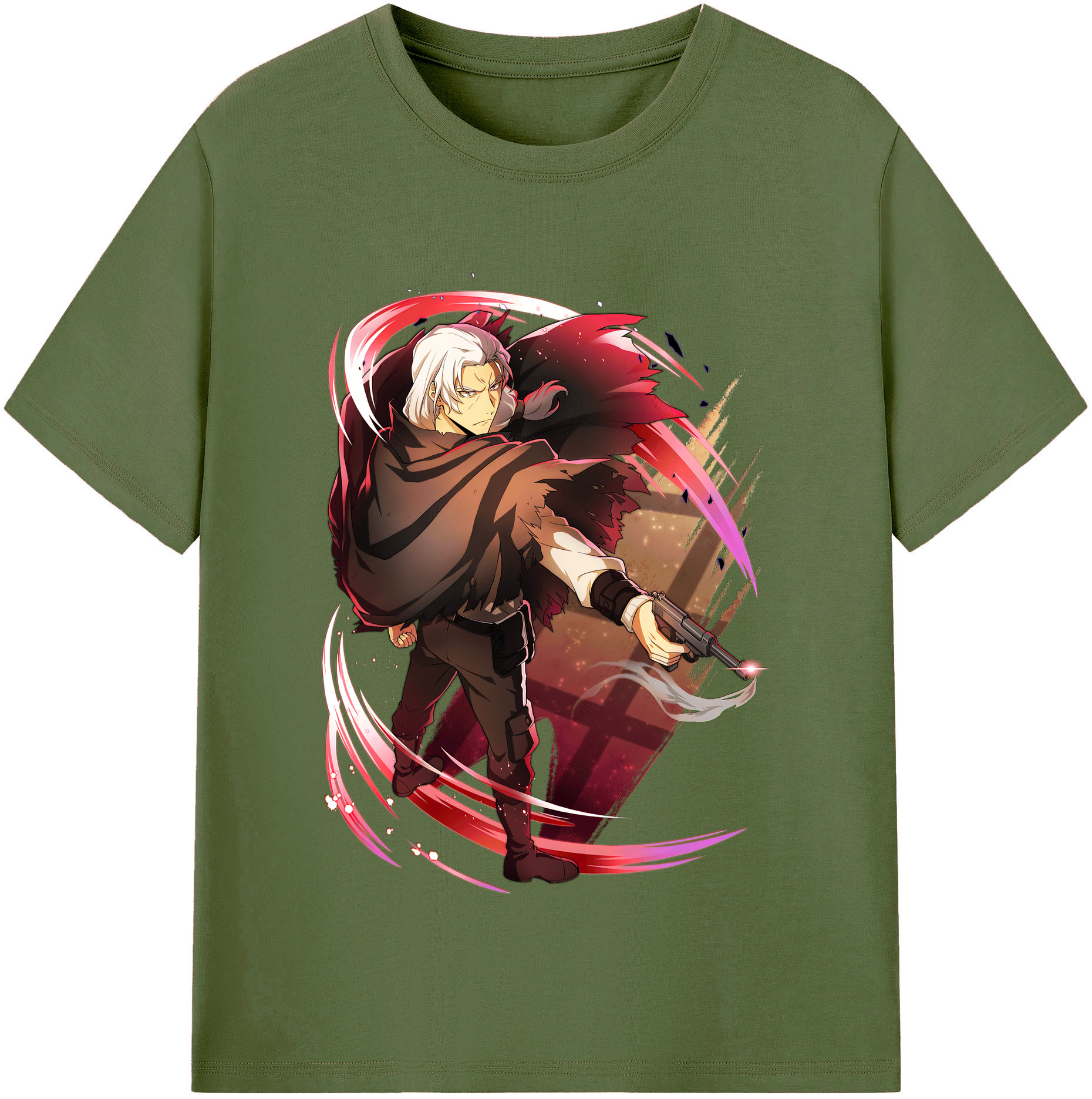 （画像用） 文豪ストレイドッグス Bungo Stray Dogs 綿100％半袖Tシャツ（フロントプリント）